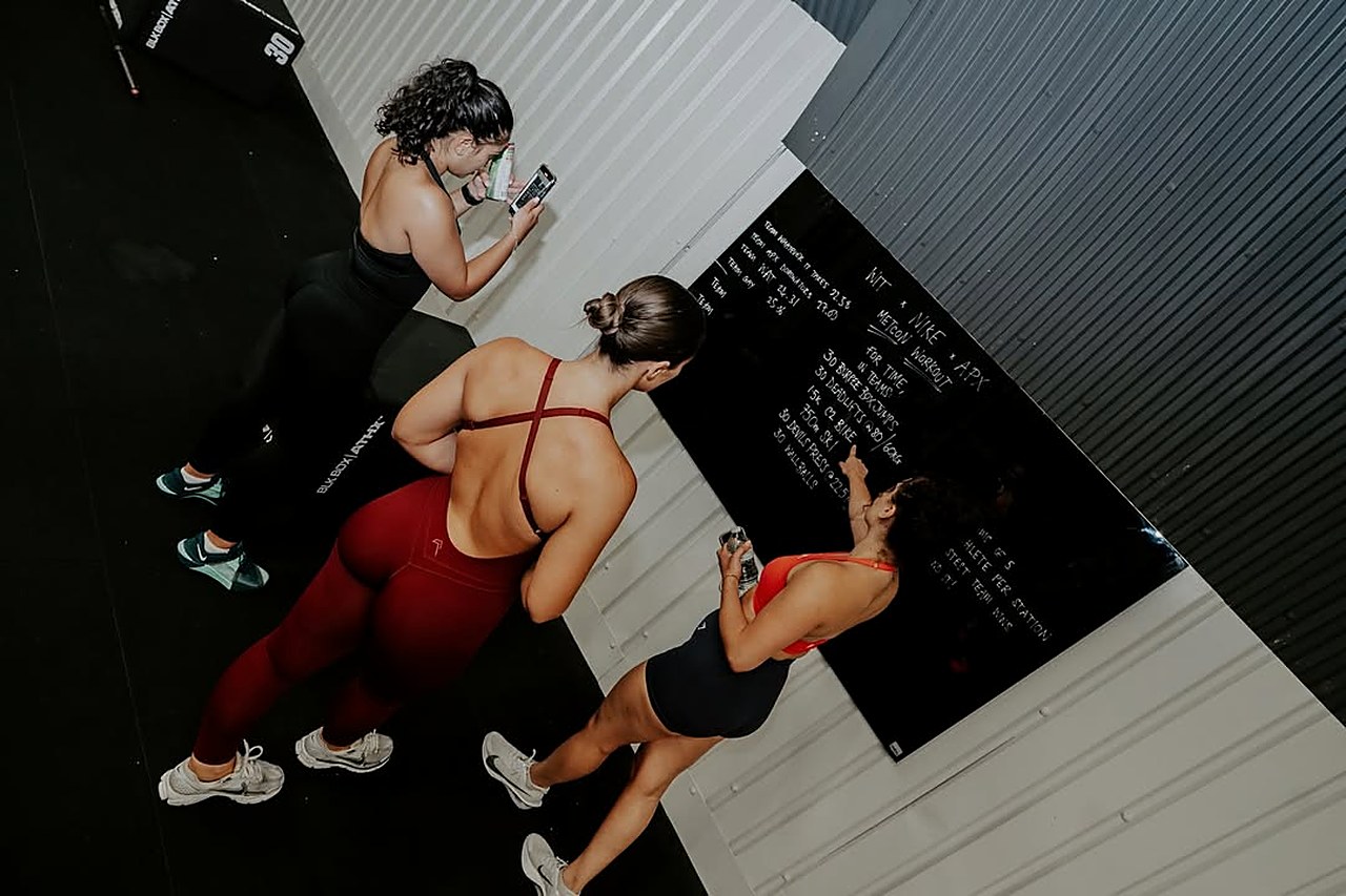 Inside the gym
