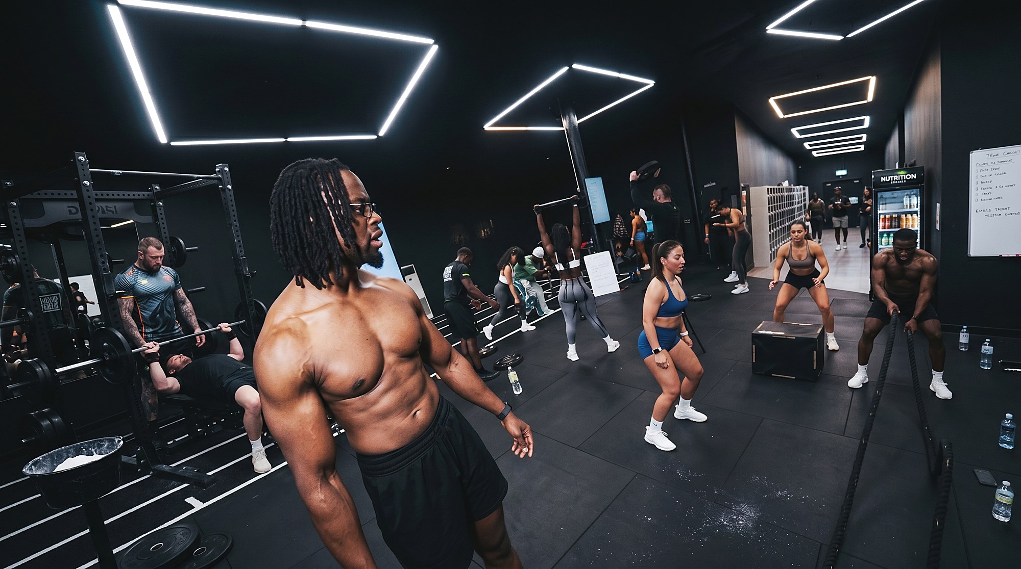 Athlete in the gym